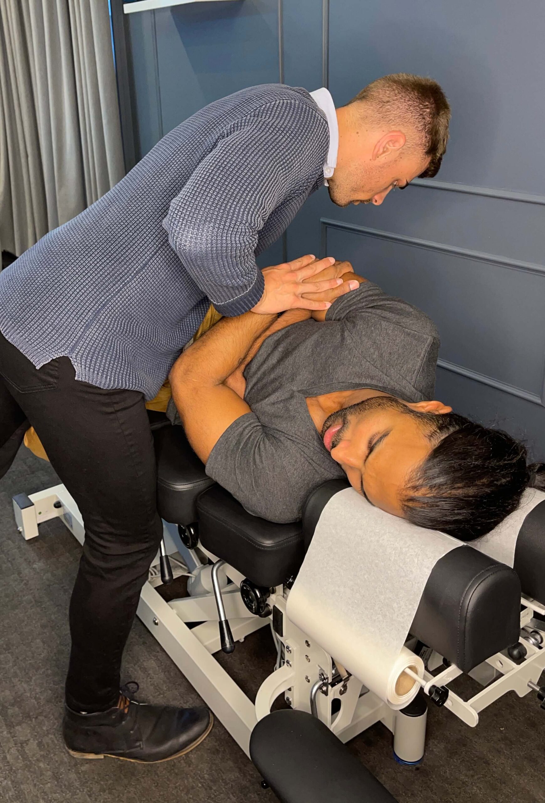 Chiropractic Adjustment Side Down